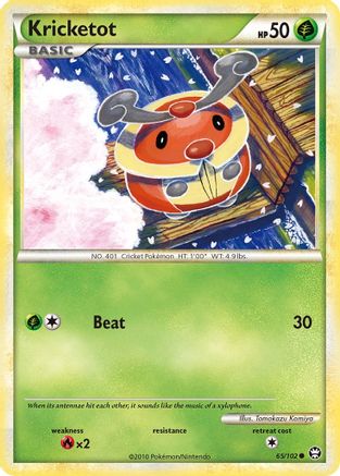 Kricketot 065/102  - Reverse Holofoil Triumphant