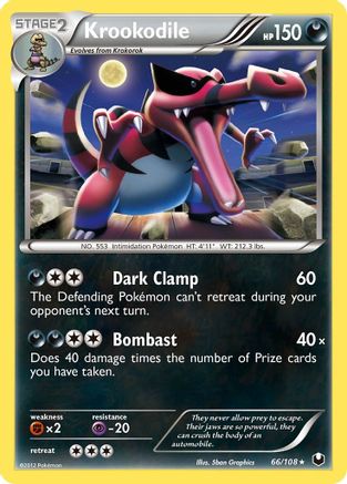 Krookodile 066/108  - Holofoil Dark Explorers