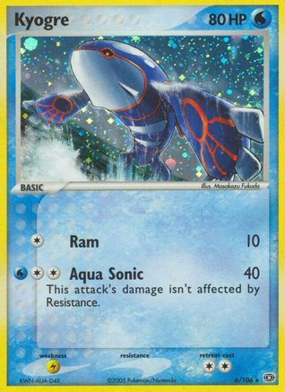 Kyogre 006/106 - Holofoil Emerald