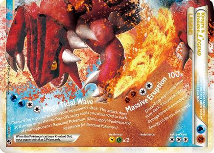 Kyogre & Groudon Legend (Bottom) 088/90  - Holofoil Undaunted