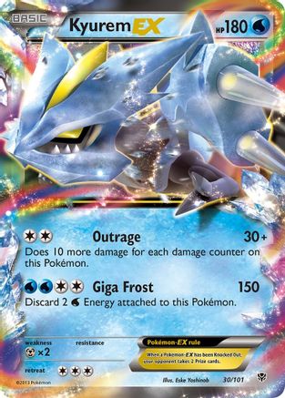 Kyurem EX 030/101  - Holofoil Plasma Blast