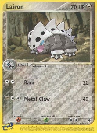 Lairon 036/109 - Reverse Holofoil Ruby and Sapphire