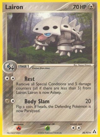 Lairon 038/92 - Reverse Holofoil Legend Maker