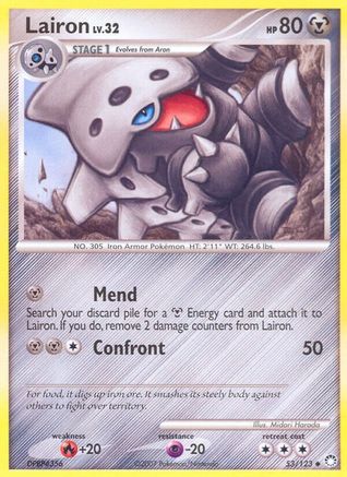 Lairon 053/123 - Reverse Holofoil Mysterious Treasures