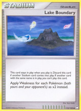 Lake Boundary 112/123  - Reverse Holofoil Mysterious Treasures