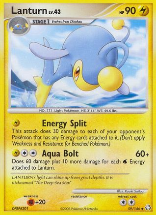 Lanturn 059/146  - Reverse Holofoil Legends Awakened