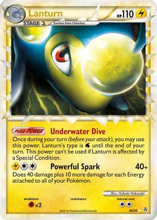 Lanturn (Prime) 086/95  - Holofoil Unleashed