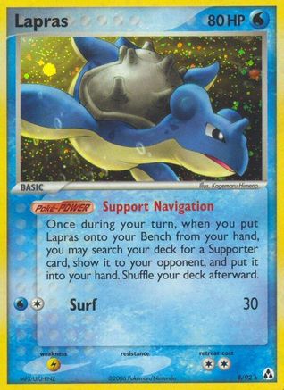 Lapras 008/92 - Holofoil Legend Maker
