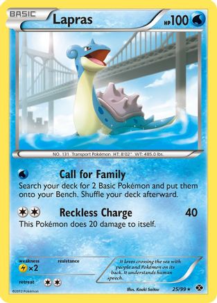Lapras 025/99  - Reverse Holofoil Next Destinies