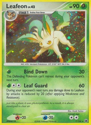 Leafeon 007/100  - Holofoil Majestic Dawn