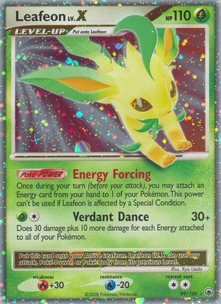 Leafeon LV.X 099/100  - Holofoil Majestic Dawn