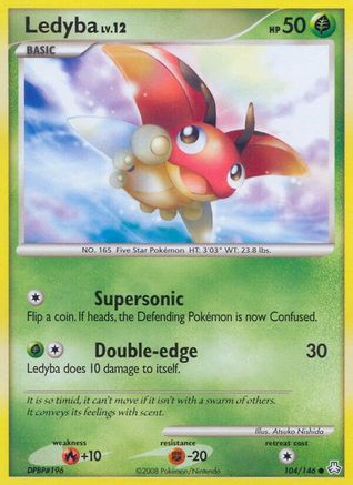 Ledyba 104/146  - Reverse Holofoil Legends Awakened