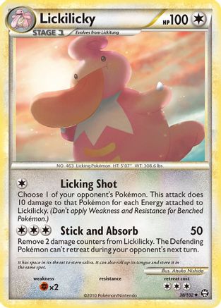 Lickilicky 038/102  - Reverse Holofoil Triumphant