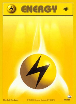 Lightning Energy 109/111 - 1st Edition Neo Genesis