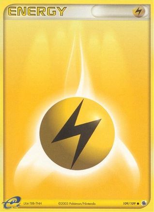 Lightning Energy 109/109 - Reverse Holofoil Ruby and Sapphire