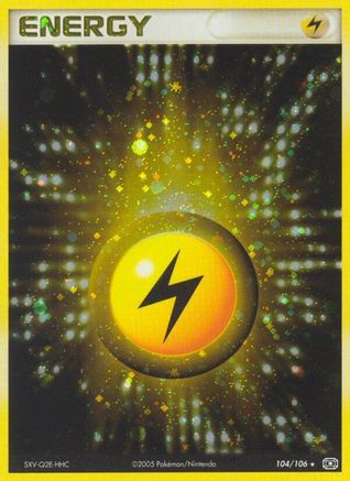 Lightning Energy 104/106 - Holofoil Emerald