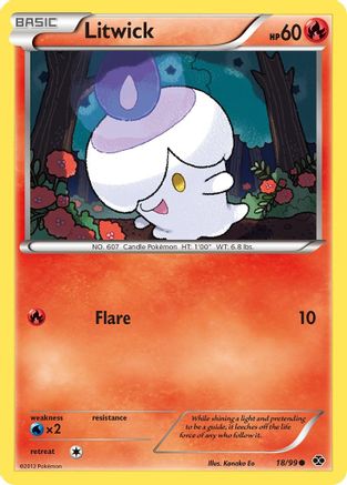 Litwick 018/99  - Reverse Holofoil Next Destinies