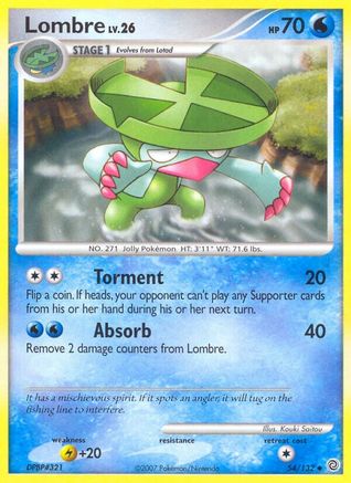 Lombre 054/132  - Reverse Holofoil Secret Wonders