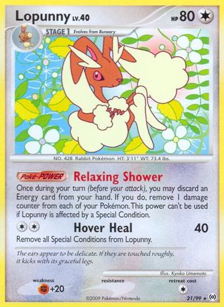 Lopunny 021/99 - Reverse Holofoil Arceus