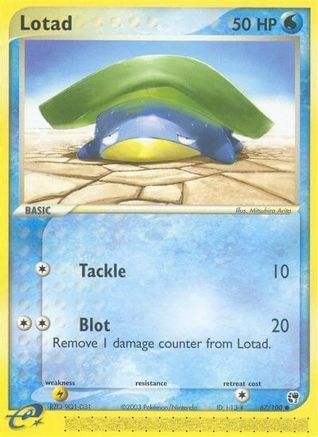 Lotad 067/100 - Reverse Holofoil Sandstorm