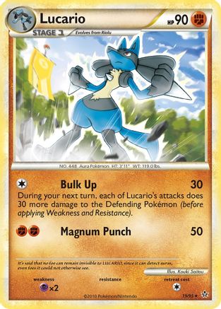 Lucario 019/95  - Reverse Holofoil Unleashed