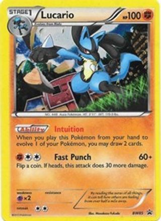 Lucario BW85  - Holofoil Black and White Promos