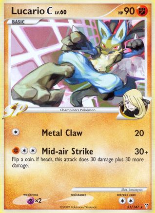 Lucario C 031/147  - Reverse Holofoil Supreme Victors