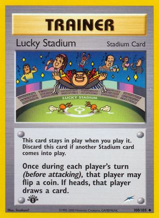 Lucky Stadium 100/105 - 1st Edition Neo Destiny