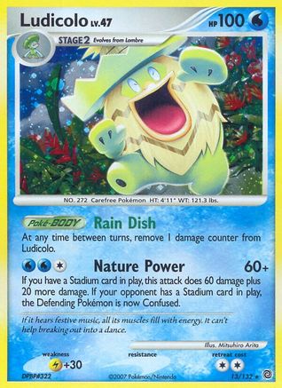 Ludicolo 013/132  - Holofoil Secret Wonders