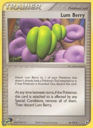 Lum Berry 084/109 - Reverse Holofoil Ruby and Sapphire