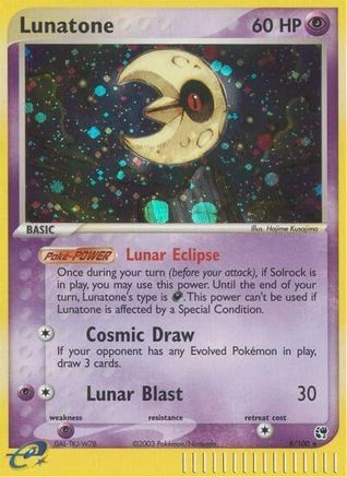 Lunatone 008/100 - Holofoil Sandstorm