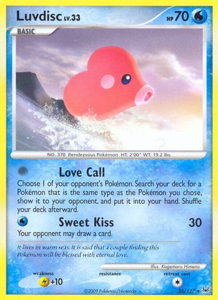 Luvdisc 035/127  - Reverse Holofoil Platinum