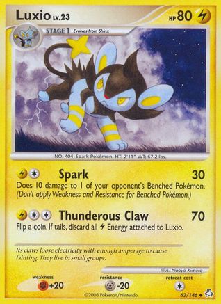 Luxio 062/146  - Reverse Holofoil Legends Awakened