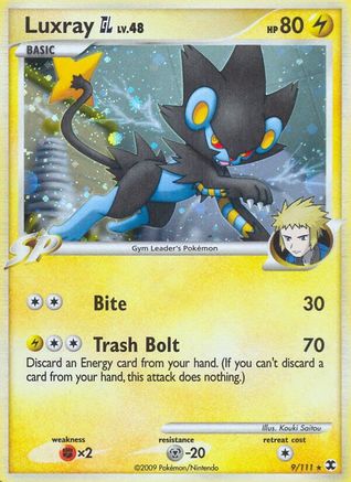 Luxray GL 009/111 - Reverse Holofoil Rising Rivals
