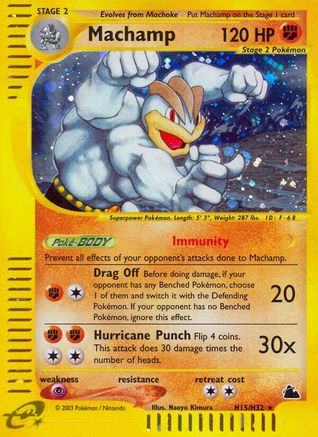 Machamp H15/H32 - Holofoil Skyridge