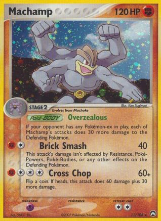 Machamp 011/108 - Reverse Holofoil Power Keepers