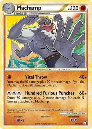 Machamp 026/102  - Reverse Holofoil Triumphant