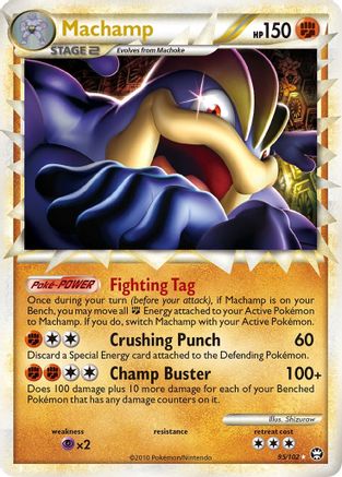 Machamp (Prime) 095/102  - Holofoil Triumphant
