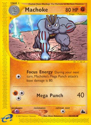 Machoke 038/144 - Reverse Holofoil Skyridge