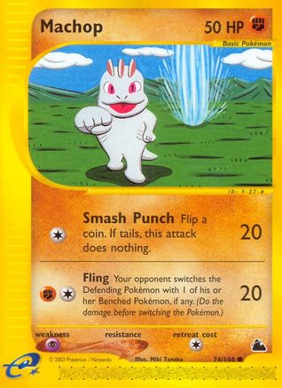 Machop 074/144 - Reverse Holofoil Skyridge