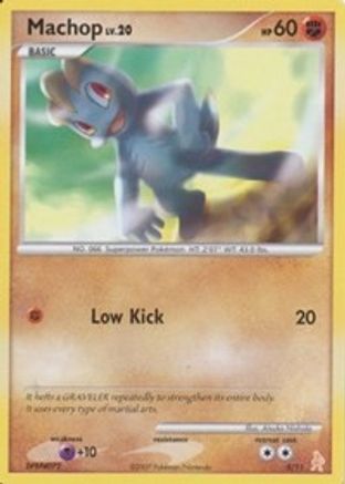 Machop 005  DP Trainer Kit Manaphy & Lucario