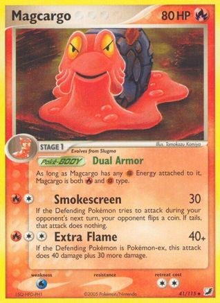 Magcargo 041/115 - Reverse Holofoil Unseen Forces