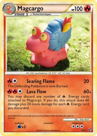 Magcargo 006/90  - Reverse Holofoil Undaunted