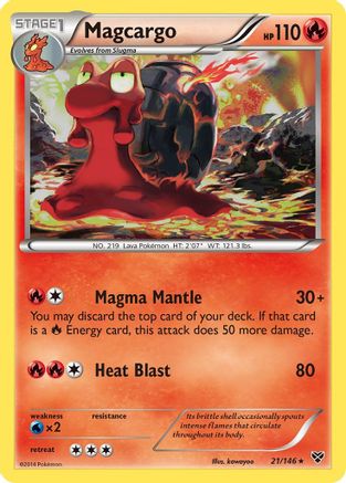 Magcargo 021/146  XY Base Set