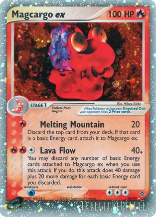 Magcargo ex 095/97 - Holofoil Dragon
