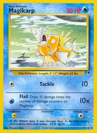 Magikarp 052/110 - Reverse Holofoil Legendary Collection