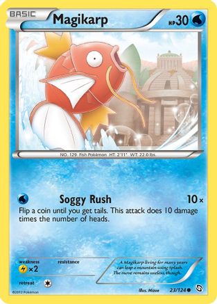 Magikarp 023/124  - Reverse Holofoil Dragons Exalted