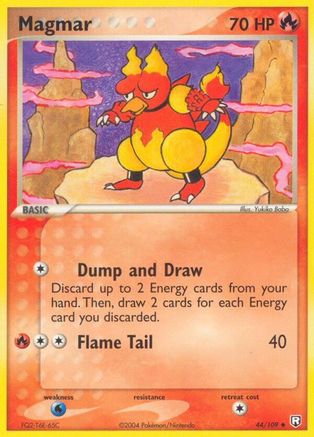 Magmar 044/109 - Reverse Holofoil Team Rocket Returns