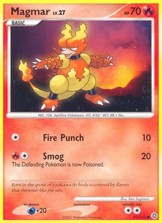 Magmar 093/132  Secret Wonders