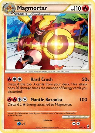 Magmortar 016/95  - Reverse Holofoil Call of Legends